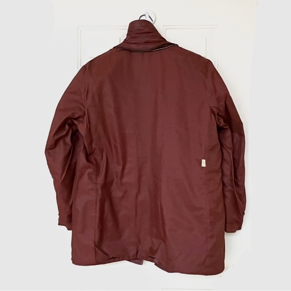 Vintage Sears Leather Shop 70s/80s Russet Leather coat w/zip out vest *EVC - Picture 7 of 16